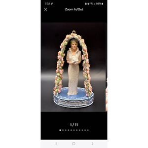 Vintage 1998 Carlton Cards 10th Anniv Heirloom Collectible Diana Princess Wales